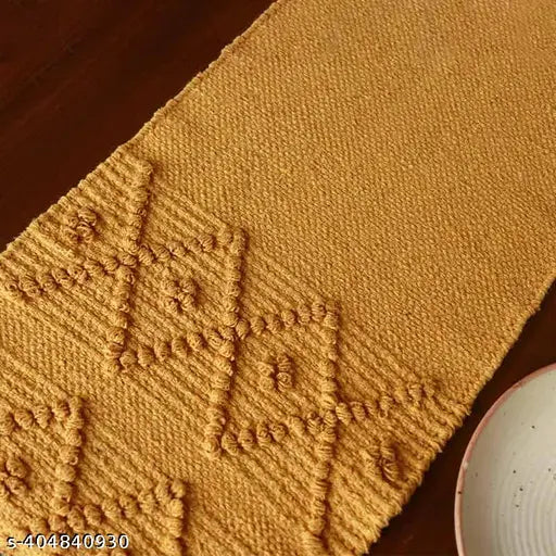 Yellow Diamonds Table Runner | 12 x 72 inches