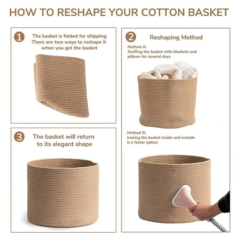 Exquisite Sturdy Jute Basket