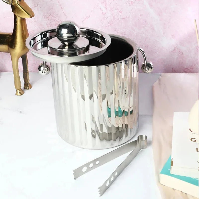 Fluted Ice Bucket