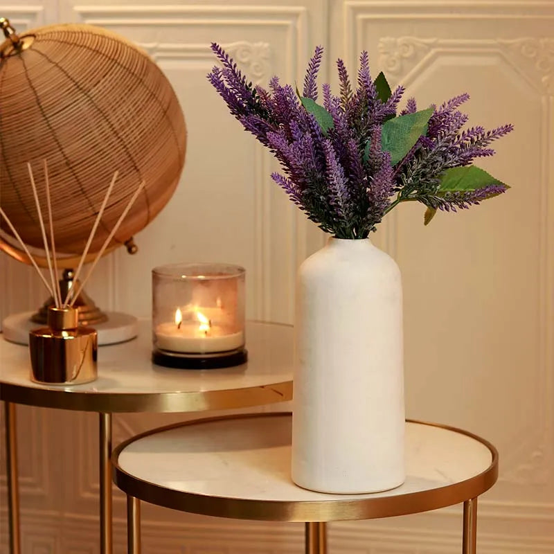 The Lavandula | Artificial Purple Lavender Bouquet (9 sticks)
