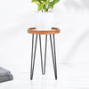 Textured Small Side Table