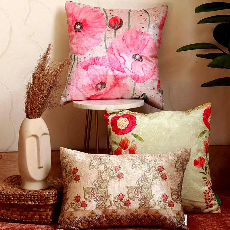Blush Paradise Cushion Covers | Set of 3 cushions