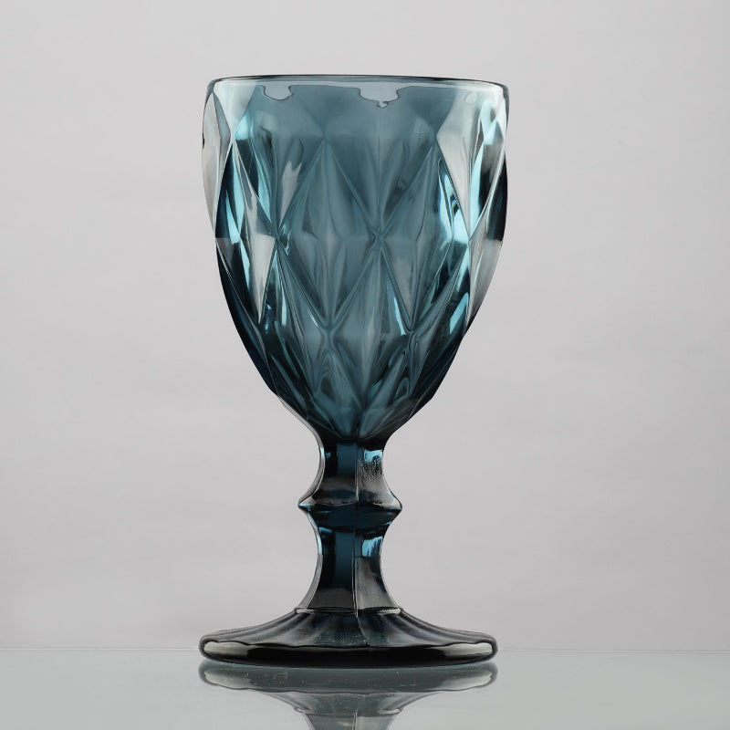 Tinted Goblet | Set Of 2 | Multiple Colors Aqua