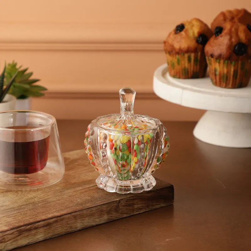 Glass Victorian Candy Jar Default Title