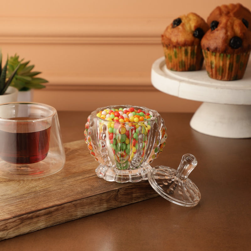 Glass Victorian Candy Jar Default Title