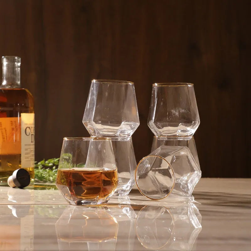 Geometric Whiskey Glasses | Set Of 6 Default Title