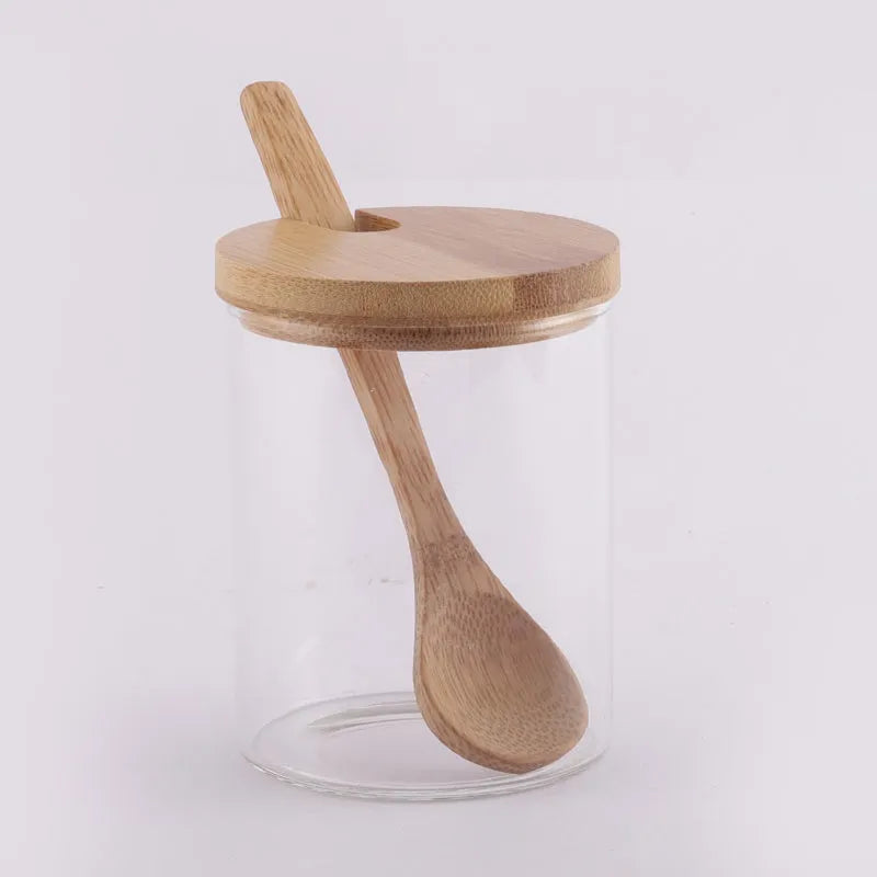 Glass Condiment Serving Set Default Title