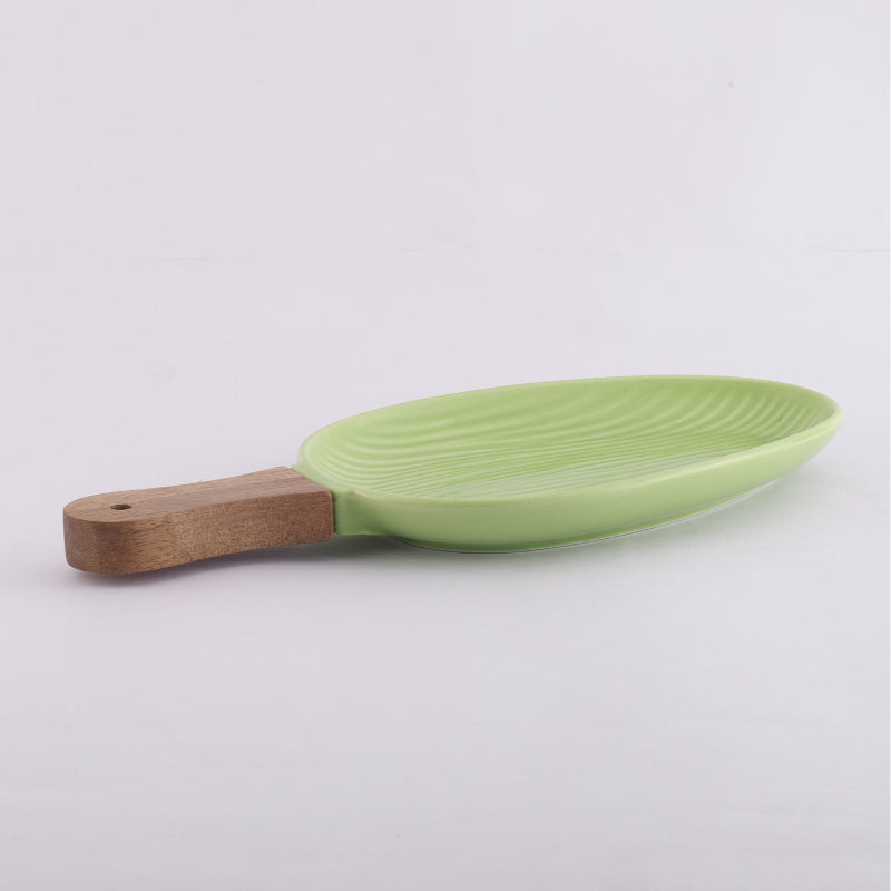Shovel Ceramic Serving Platter | Multiple Colors Green