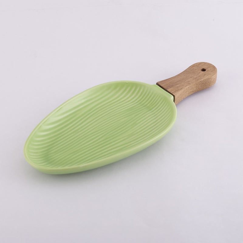 Shovel Ceramic Serving Platter | Multiple Colors Green