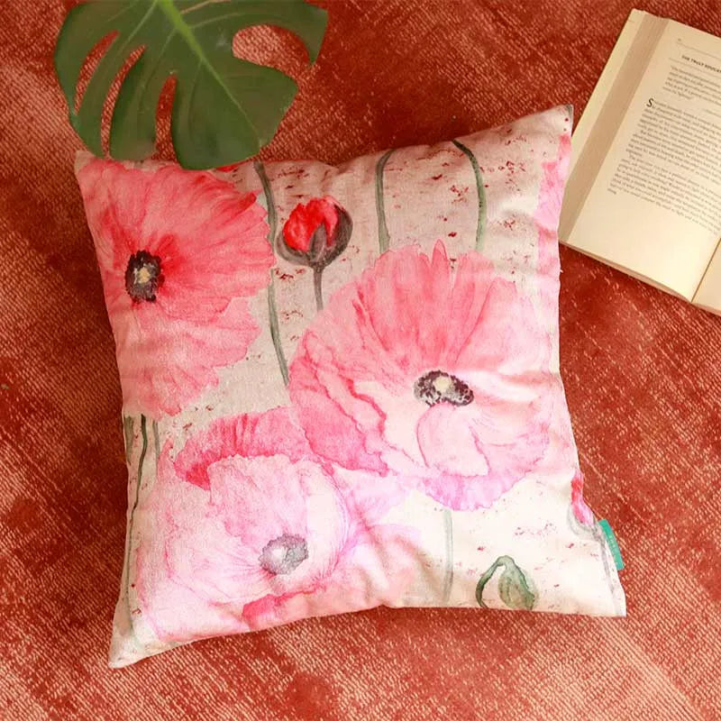 Rachel Blossom Velvet Cushion Cover (Single)