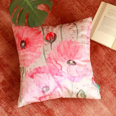 Rachel Blossom Velvet Cushion Cover (Single)