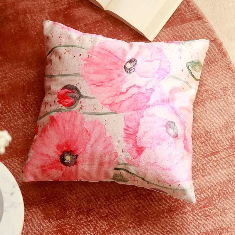 Rachel Blossom Velvet Cushion Cover (Single)