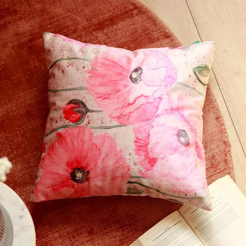 Rachel Blossom Velvet Cushion Cover (Single)
