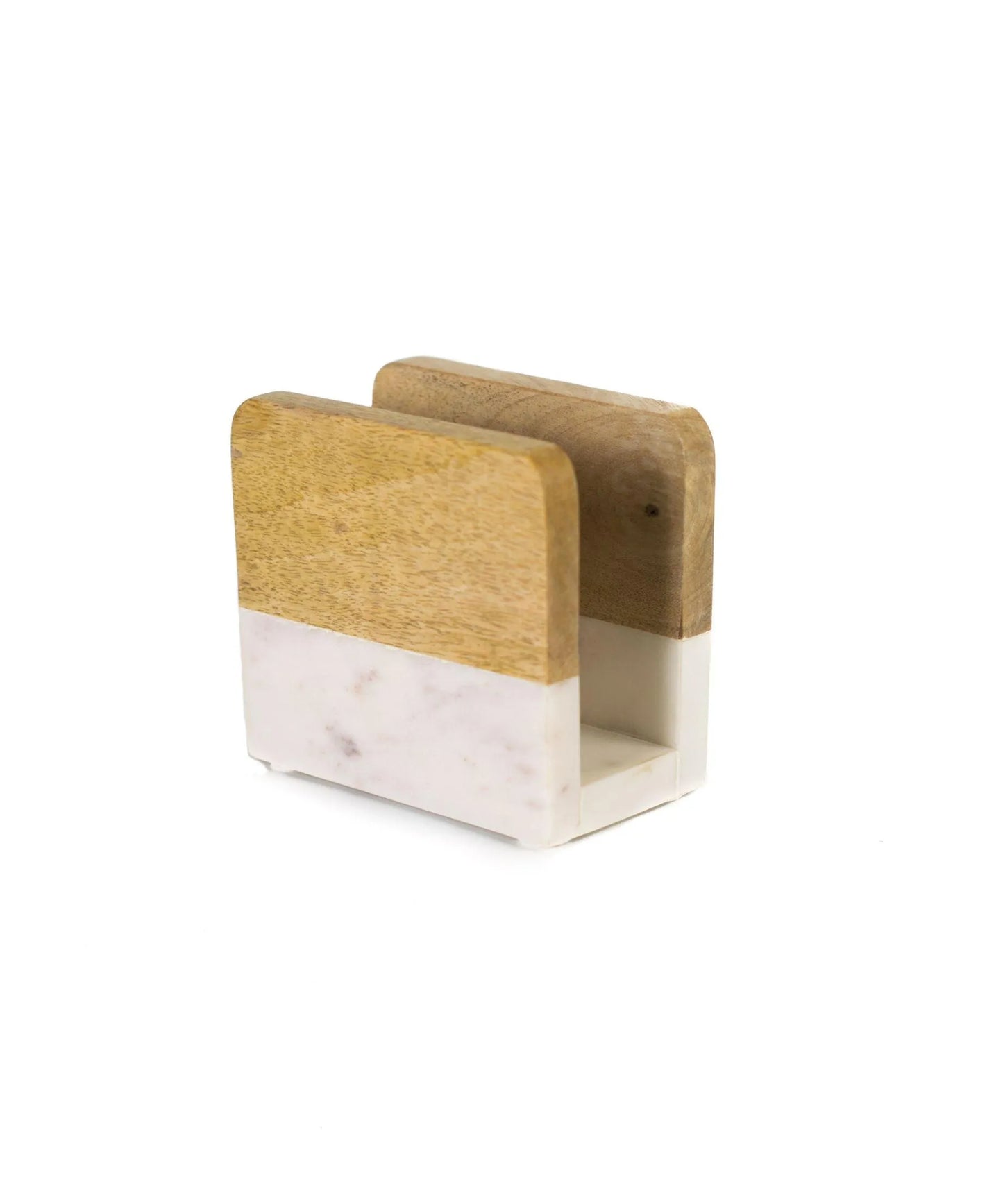 The Pitara Project Napkin Holders dusaan Doosan dushan Dusan Dosan home & living Marble Finish Napkin Holder