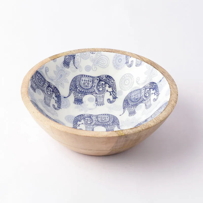 Wooden Small Salad Bowl | Royal Elephant Default Title