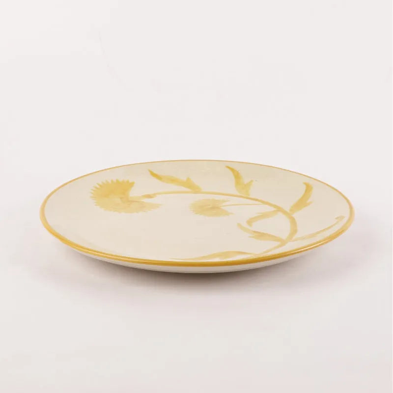Yellow Blossom Dinner Plate | Set of 2 Default Title