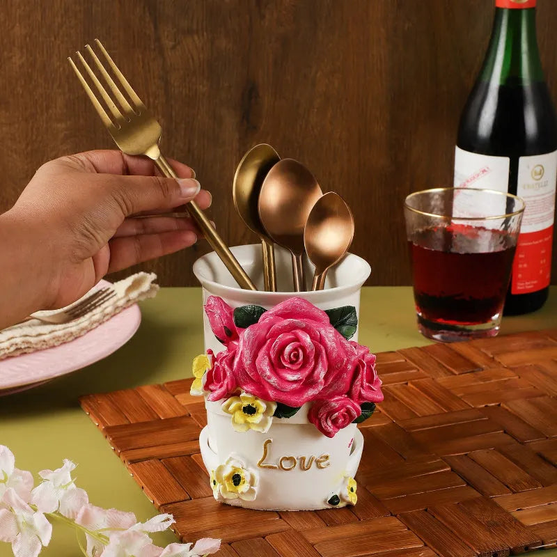 Ceramic Rose Multi Utility Holder Default Title