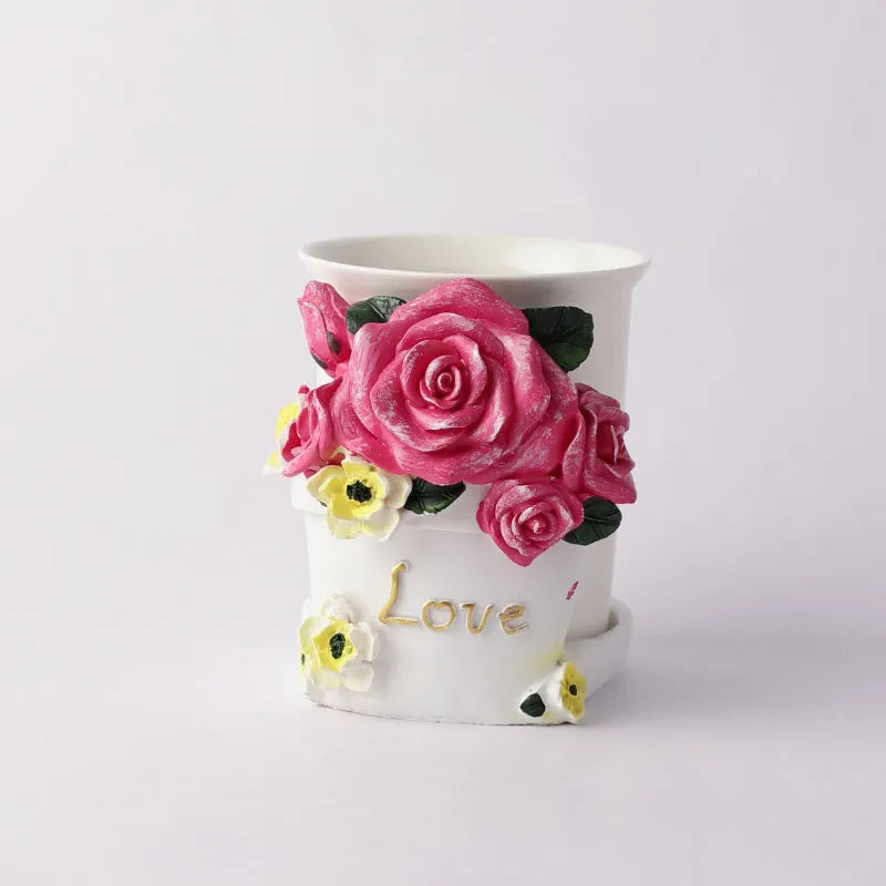 Ceramic Rose Multi Utility Holder Default Title