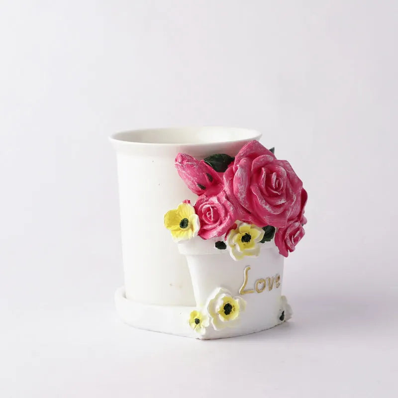 Ceramic Rose Multi Utility Holder Default Title