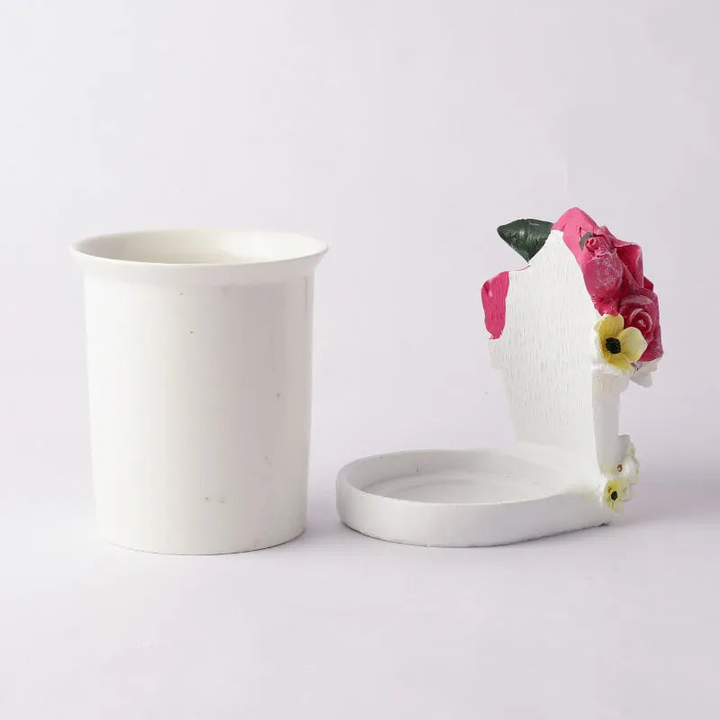 Ceramic Rose Multi Utility Holder Default Title