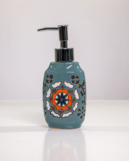 Weight MISSING | Neat Organization Turquoise Grey Bathroom Set | Set of 3