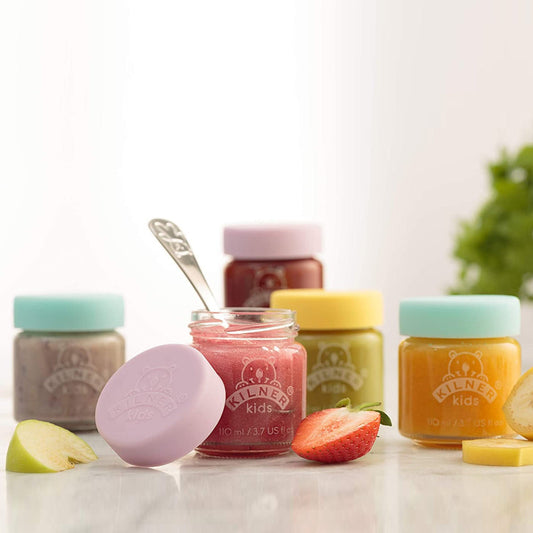 Kids Glass Jars with Silicone Lid | Set of 6 | 190ml Default Title