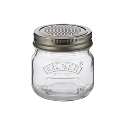 Glass Storage Jar with Fine Grater Lid | 250ml Default Title