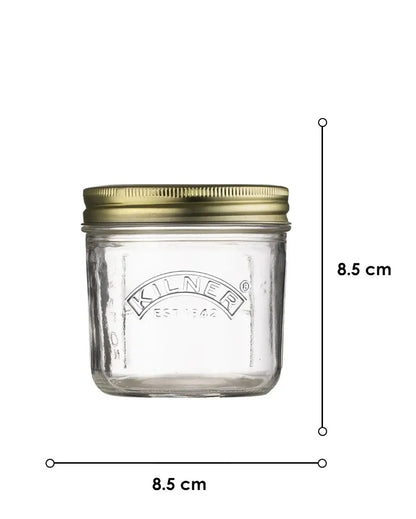 Kilner Sergio Wide Mouth Preserve Jar | 200 ml, 350 ml