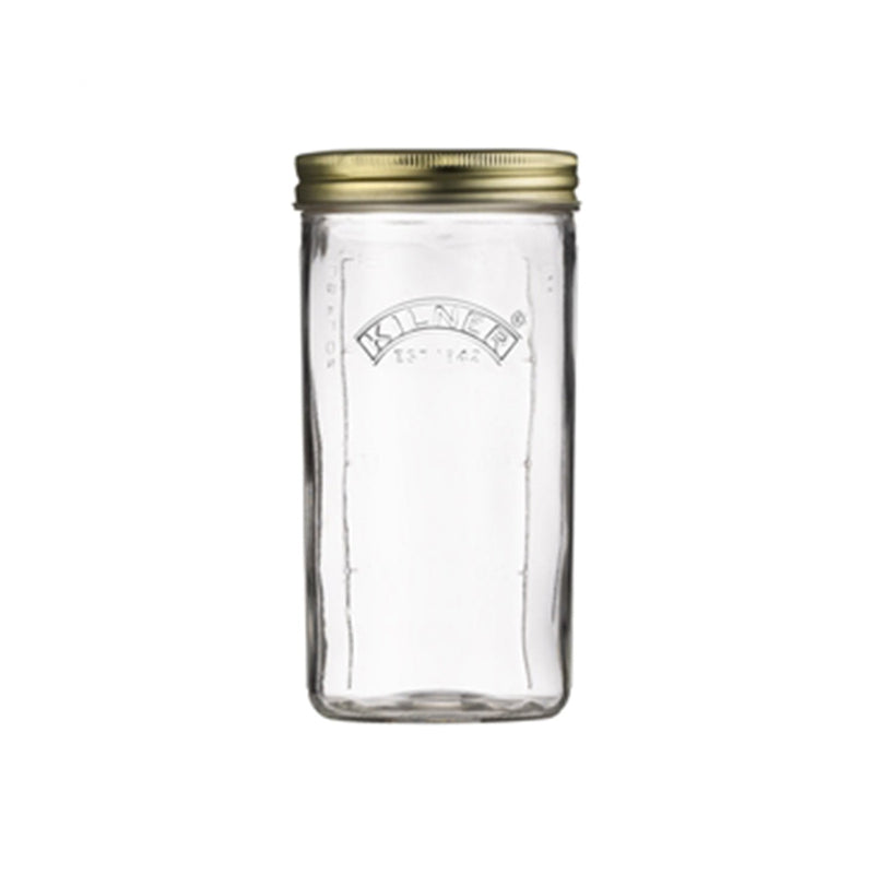 Wide Mouth Glass Preserve Jar | 500ml, 1 Litre 1 Litre