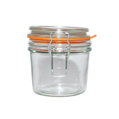 Clip Top Clear Glasses Round Jar | 500ml, 1 Litre, 2 Litre, 350ml 350ml