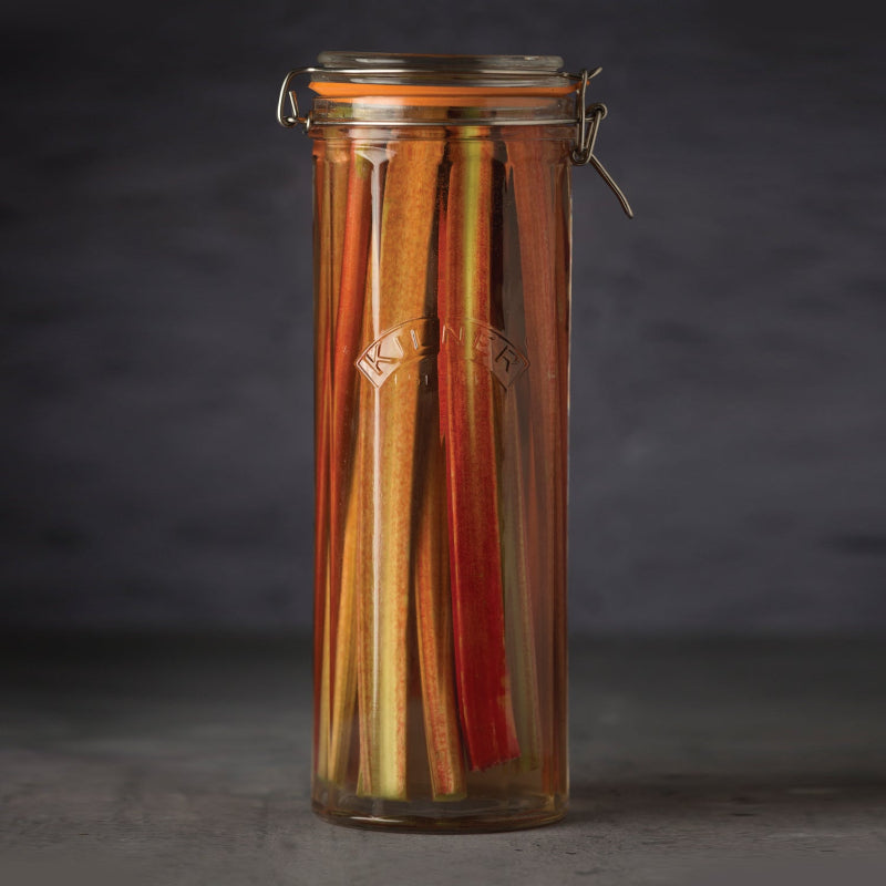 Glass Facetted Clip Top Jar | 2.2 Litre Default Title
