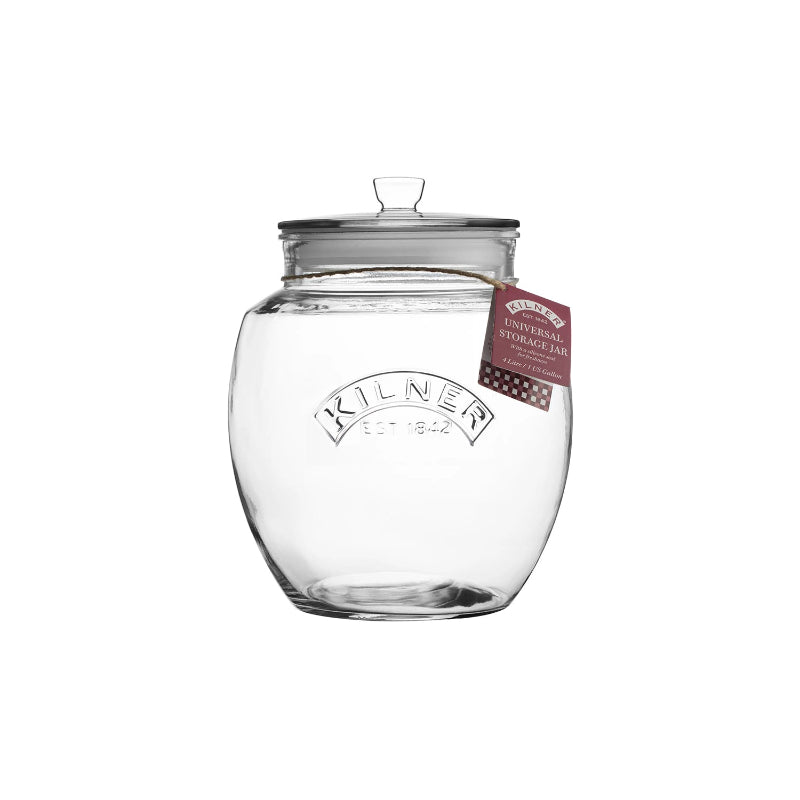 Glass Universal Storage Jar | 4 Litre, 2 Litre 2 Litre