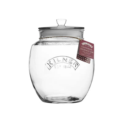 Glass Universal Storage Jar | 4 Litre, 2 Litre 4 Litre