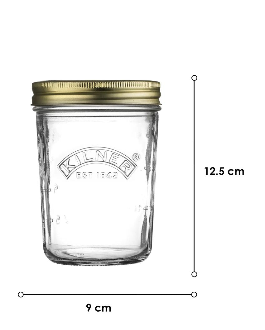 Kilner Sergio Wide Mouth Preserve Jar | 200 ml, 350 ml