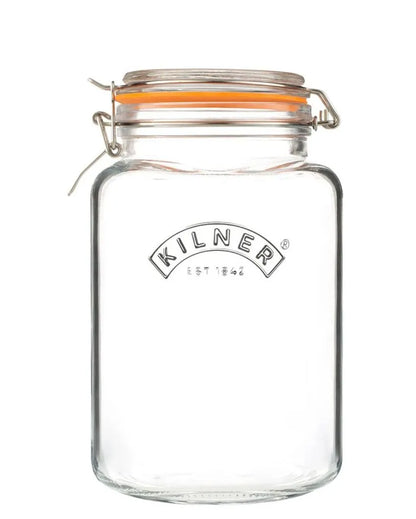 Top Square Glass Jar | 3 ltr