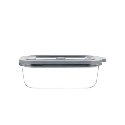 Practical Fresh Rectangle Clear Glass Storage Container | 1.5L