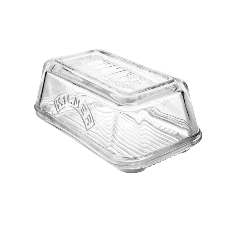 Glass Butter Dish And Lid Default Title