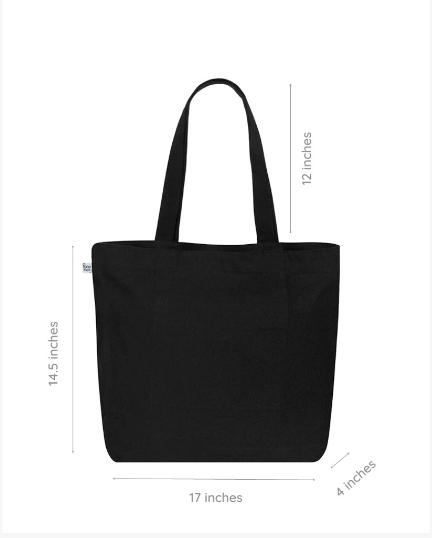 Cynefin Large Zipper Tote Bag | 17 x 4 x 15 inches