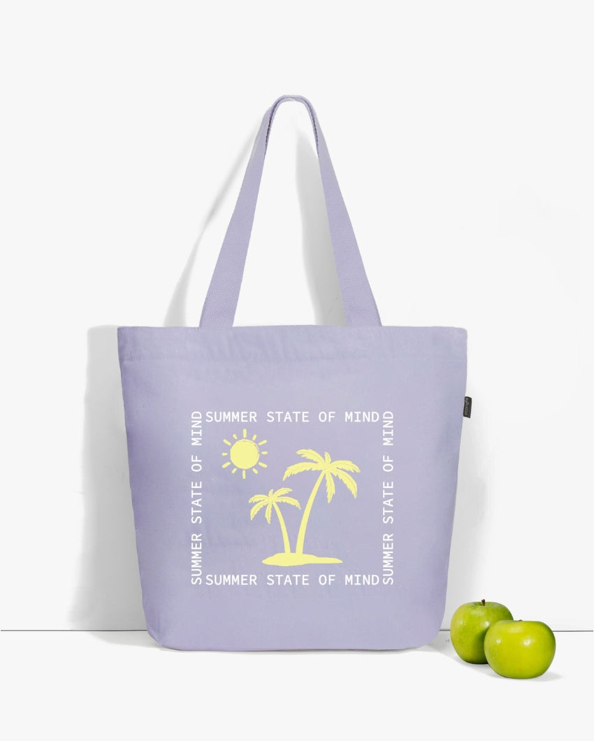 Sunny Side Large Zipper Tote Bag | 17 x 4 x 15 inches