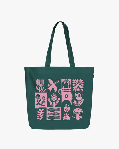 Symphony Large Zipper Tote Bag | 17 x 4 x 15 inches