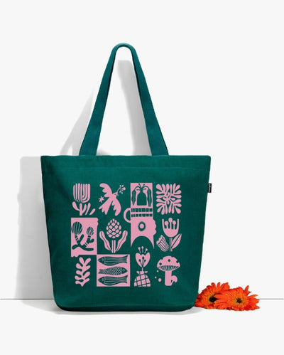 Symphony Large Zipper Tote Bag | 17 x 4 x 15 inches