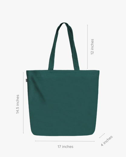 Symphony Large Zipper Tote Bag | 17 x 4 x 15 inches