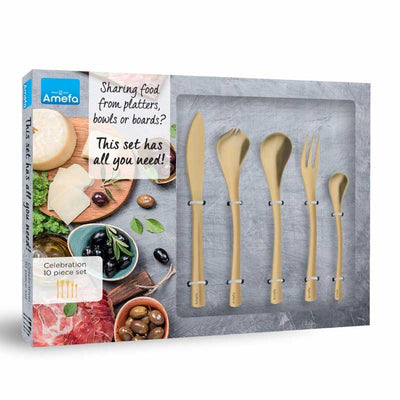 Celebration Tapas Cutlery | Set of 10 Default Title