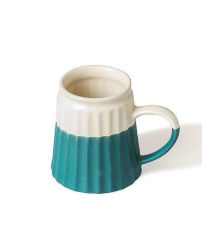 Charming Whimsical Candy Striped Coffee Mug | 4 x 4 inches