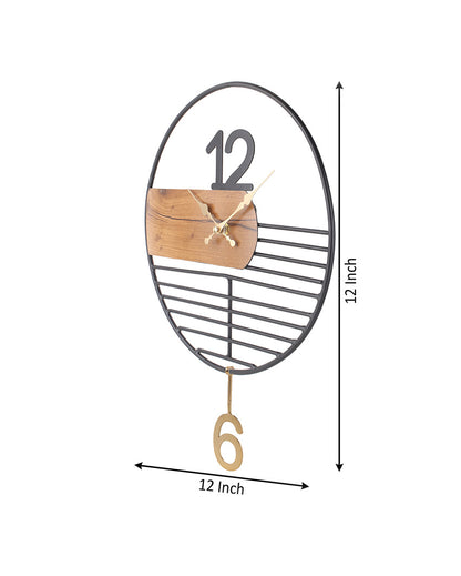 Ring Master Iron Wall Clock | 12 x 12 inches