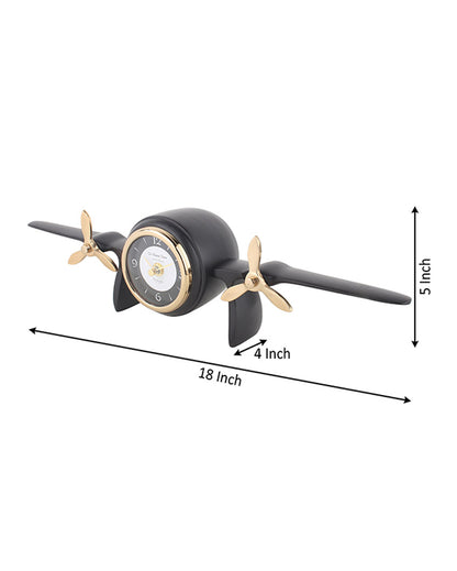 Skyward Aluminum Table Clock | 18 x 4 x 5 inches