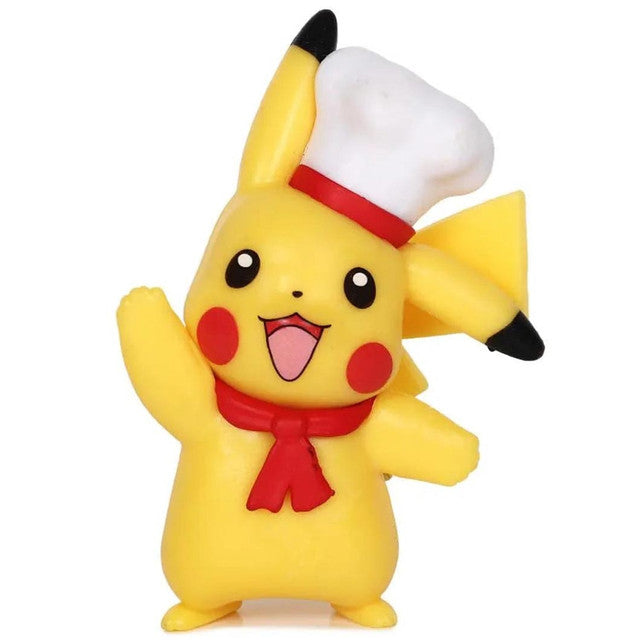 Enjoying Pikachu Kid's Toys Standing Figure Showpiece