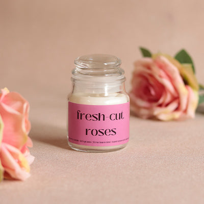 Fresh Cut Roses Scented Jar Candle Default Title