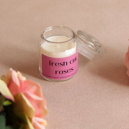 Fresh Cut Roses Scented Jar Candle Default Title