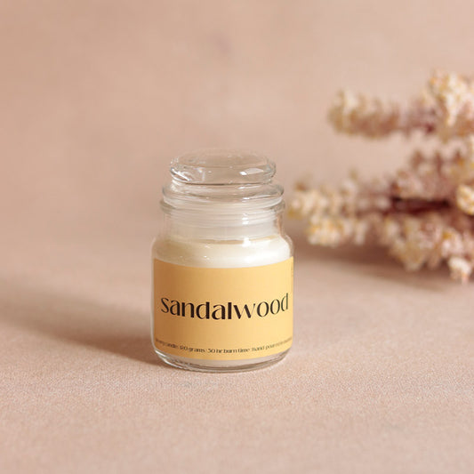 Sandalwood Scented Jar Candle Default Title